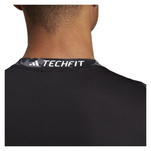 Koszulka treningowa męska adidas Techfit Allover Print HS9811