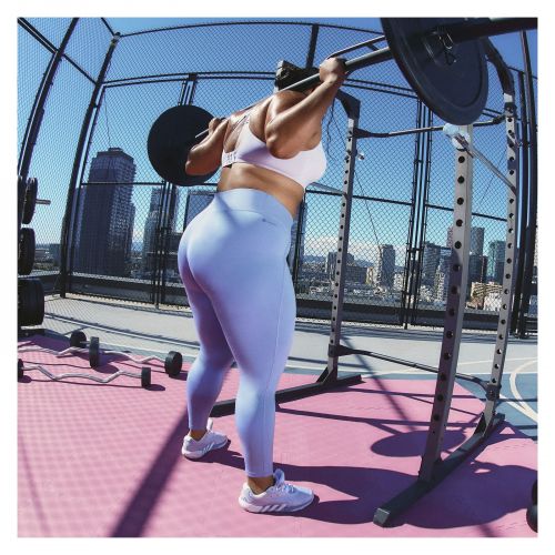 Spodnie legginsy treningowe damskie adidas Optime Stash Pocket High-Waisted HR5442