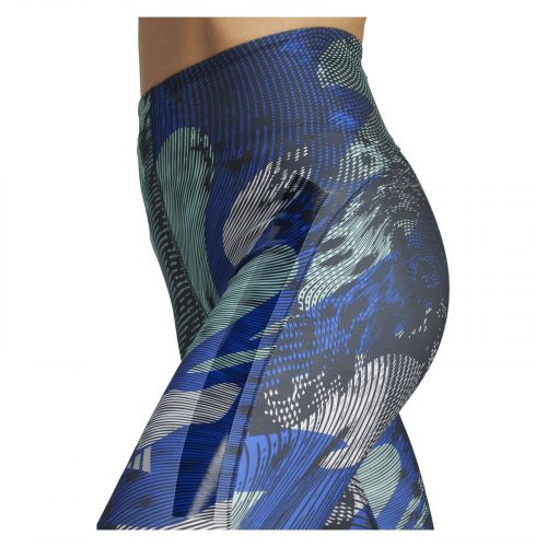 Spodnie legginsy do biegania damskie adidas Adizero Running Allover Print HR9587