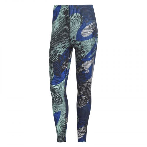 Spodnie legginsy do biegania damskie adidas Adizero Running Allover Print HR9587