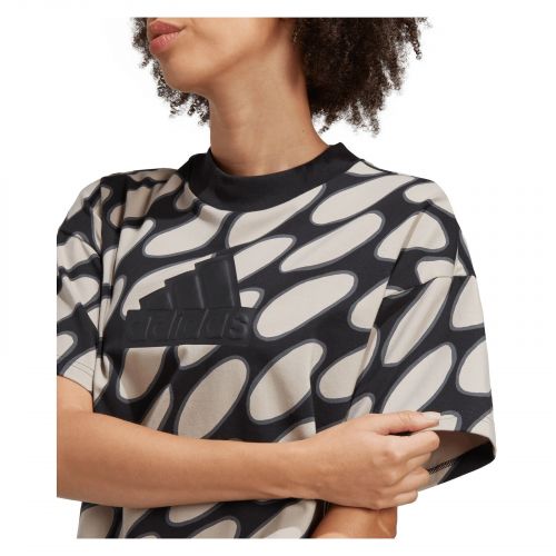 Koszulka damska adidas Marimekko Future Icons 3-stripes Tee HR8173