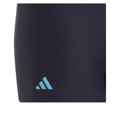 Kąpielówki dla chłopców adidas 3 Bar Logo Swim IC4738
