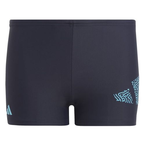 Kąpielówki dla chłopców adidas 3 Bar Logo Swim IC4738