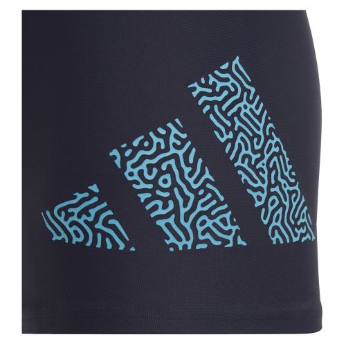 Kąpielówki dla chłopców adidas 3 Bar Logo Swim IC4738