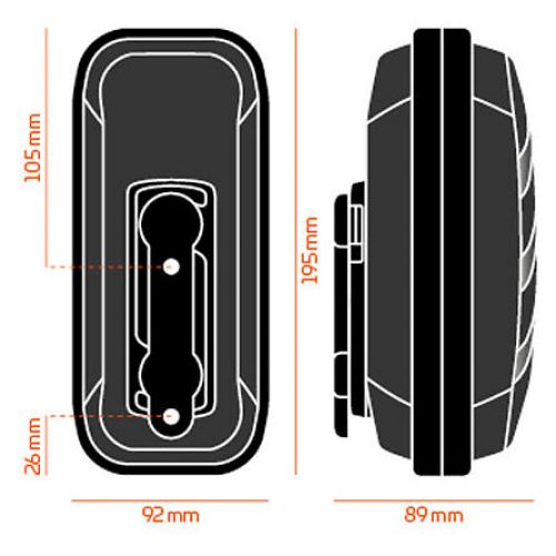 Torba rowerowa etui Fidlock TWIST + baza BIKE 09635