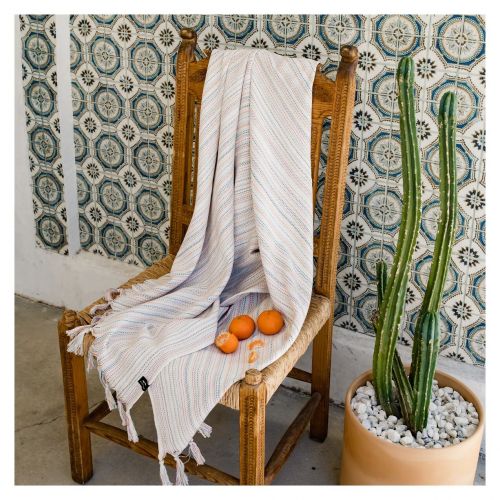 Ręcznik plażowy turecki Slowtide Pennylane 97 x 186 cm ST575