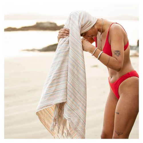 Ręcznik plażowy turecki Slowtide Pennylane 97 x 186 cm ST575