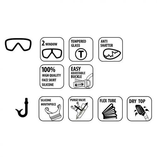 Zestaw do snorklingu Schildkrot Palau 940013