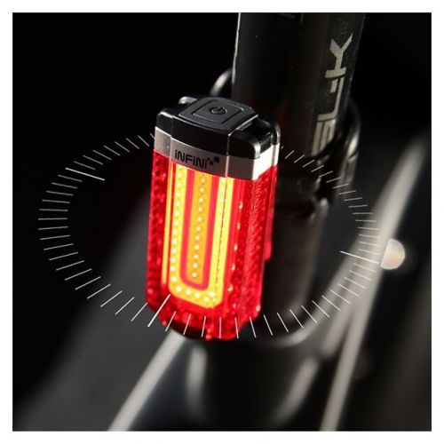 Lampa rowerowa tylna Infini Tron USB