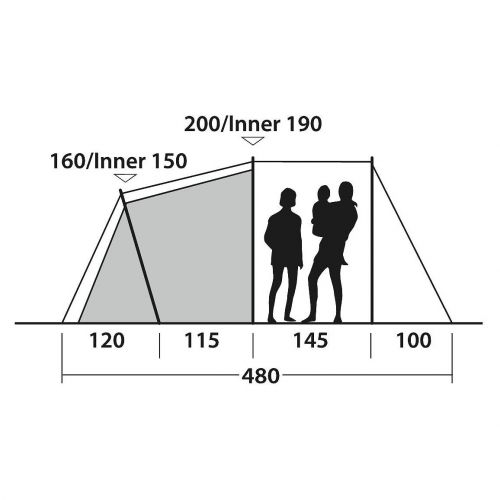 Namiot kempingowy Outwell Springwood 5SG 5os 111306