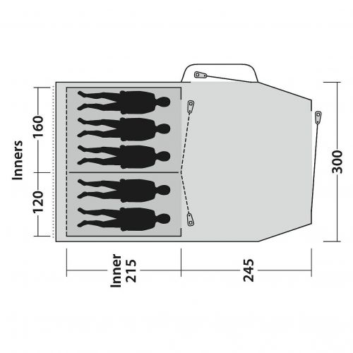 Namiot kempingowy Outwell Springwood 5SG 5os 111306