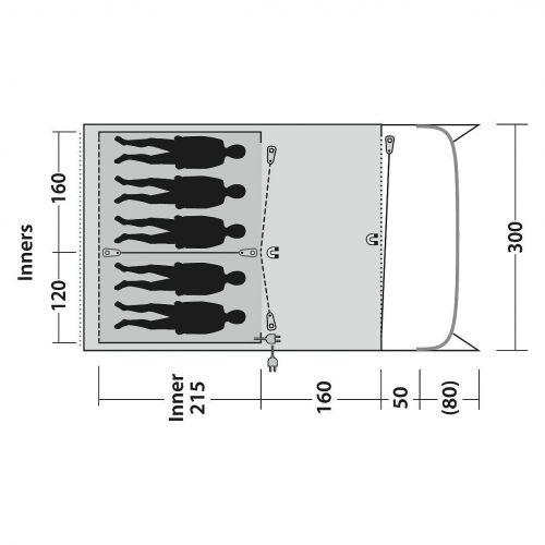 Namiot kempingowy Outwell Ashwood 5 111328