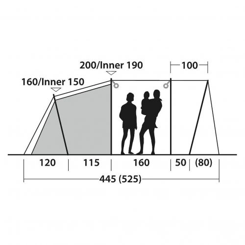 Namiot kempingowy Outwell Ashwood 5 111328