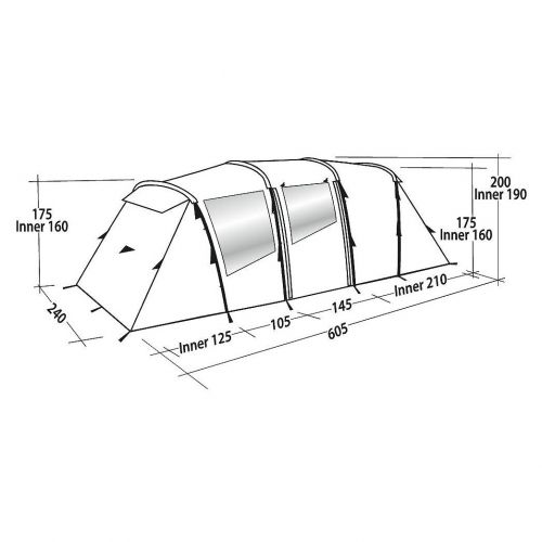 Namiot kempingowy Easy Camp Huntsville Twin 600 6os 120409