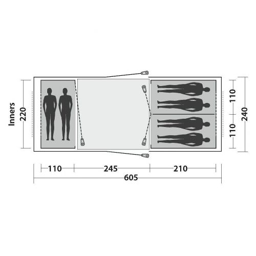 Namiot kempingowy Easy Camp Huntsville Twin 600 6os 120409
