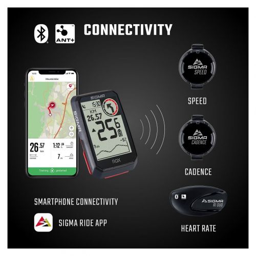 Licznik rowerowy Sigma ROX 4.0 GPS Black 1060