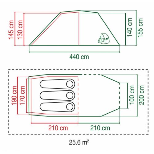 Namiot Coleman Tasman 3 Plus