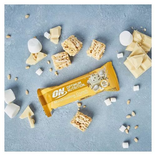 Baton proteinowy Optimum Nutrition Crispy Protein Bar Marshmallow 65g