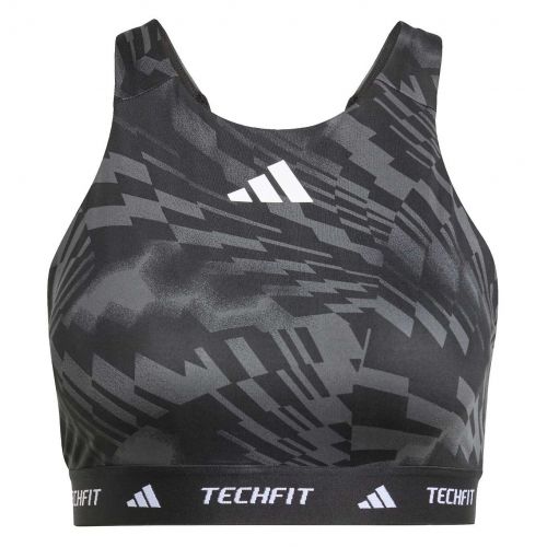 Biustonosz sportowy adidas TECHFIT Print Medium Support JM0756