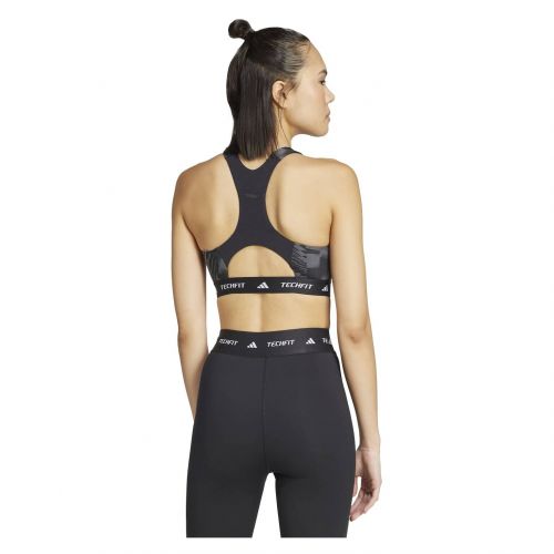 Biustonosz sportowy adidas TECHFIT Print Medium Support JM0756