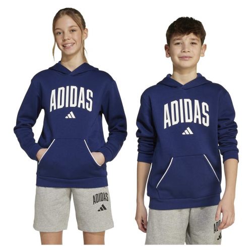 Bluza dla dzieci adidas Seasonals Essentials Collegiate Typography Hoodie JV7338