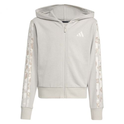 Bluza dla dziewcząt adidas 3-stripes Animal French Terry Hooded KC5419