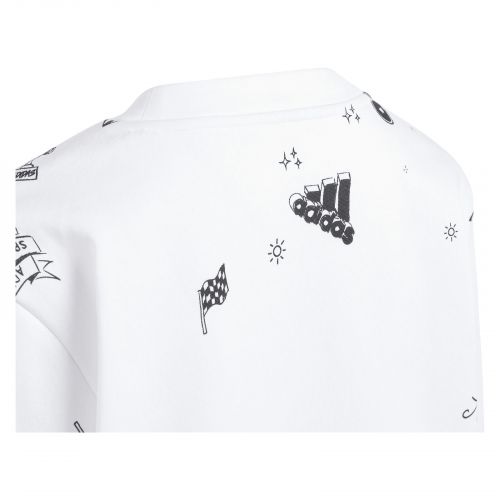 Bluza dla dziewcząt adidas Brand Love Allover Print IA1575