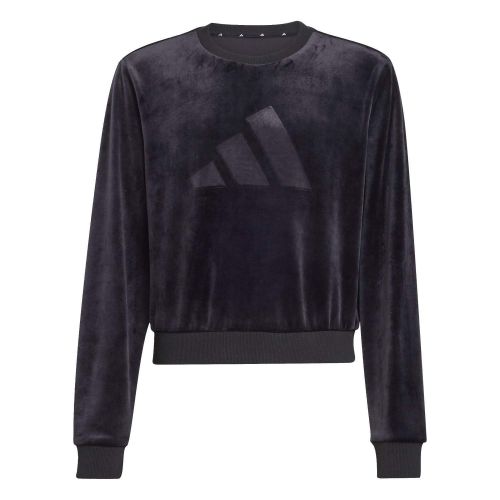 Bluza dla dziewcząt adidas Junior Girl Holiday Glam Cropped Sweatshirt JN2230