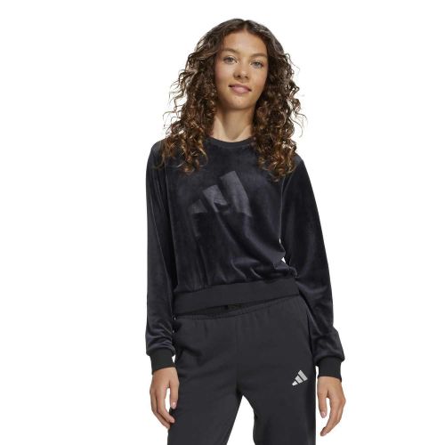 Bluza dla dziewcząt adidas Junior Girl Holiday Glam Cropped Sweatshirt JN2230