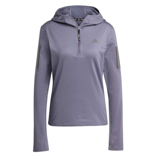 Bluza do biegania damska adidas Own the Run Winterized Half Zip Hoodie JW9652