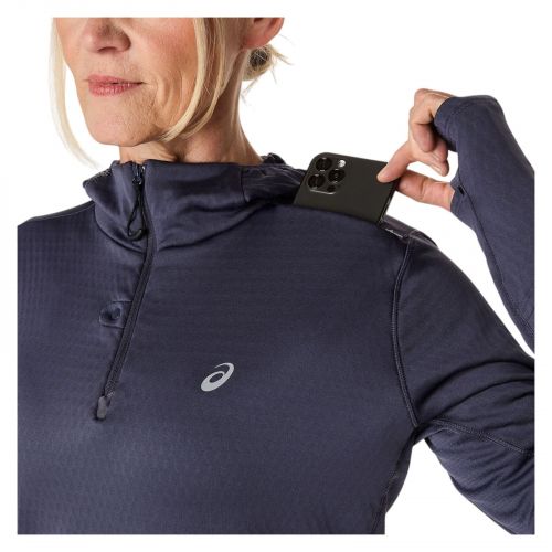 Bluza do biegania damska Asics Road Winter LS Hoodie 2012D279