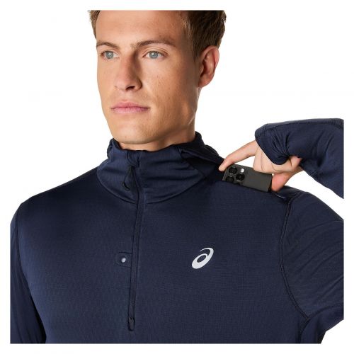 Bluza do biegania męska Asics Road Winter LS Hoodie 2011D359