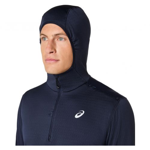 Bluza do biegania męska Asics Road Winter LS Hoodie 2011D359