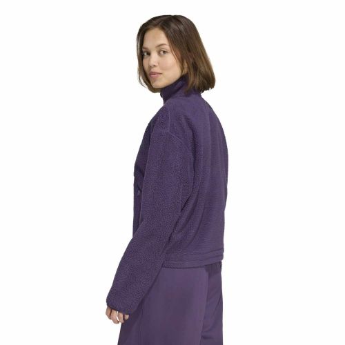 Bluza dresowa damska adidas City Tech High Pile Fleece Half-Zip JV7137