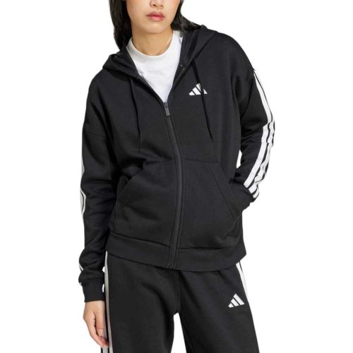 Bluza dresowa damska adidas ESSENTIALS 3-STRIPES FULL-ZIP FLEECE HOODIE JE1283