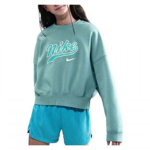 Bluza dresowa dla dziewcząt Nike Fleece Crew Sportswear IH4308
