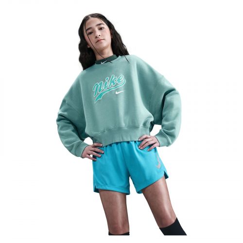 Bluza dresowa dla dziewcząt Nike Fleece Crew Sportswear IH4308