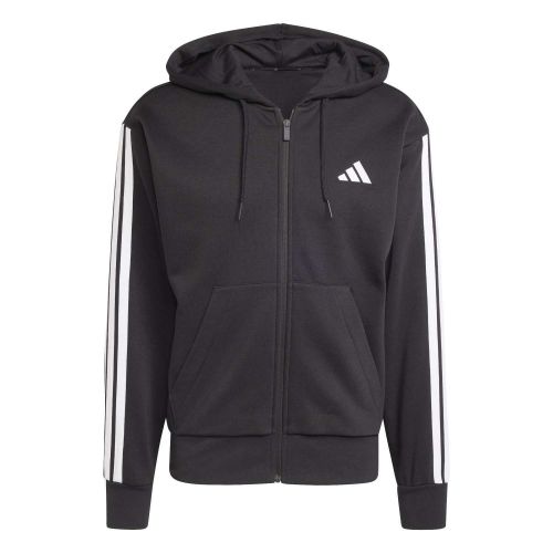 Bluza dresowa męska adidas ESSENTIALS THREE STRIPES FLEECE HOODIE JD1870