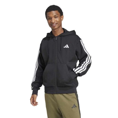 Bluza dresowa męska adidas ESSENTIALS THREE STRIPES FLEECE HOODIE JD1870