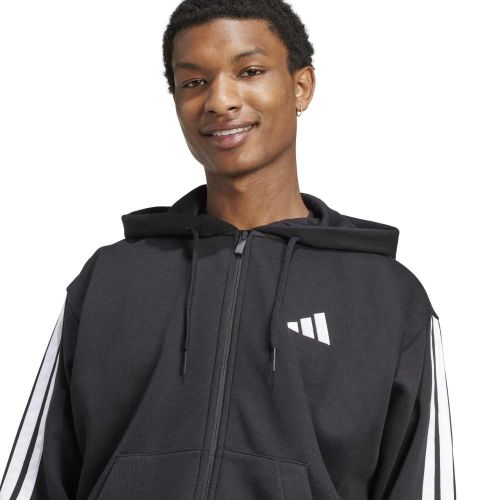 Bluza dresowa męska adidas ESSENTIALS THREE STRIPES FLEECE HOODIE JD1870