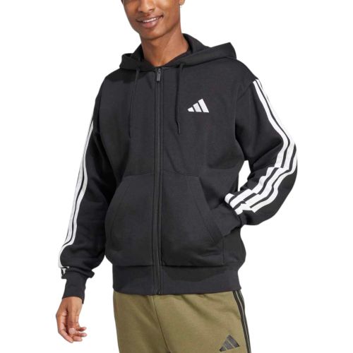 Bluza dresowa męska adidas ESSENTIALS THREE STRIPES FLEECE HOODIE JD1870