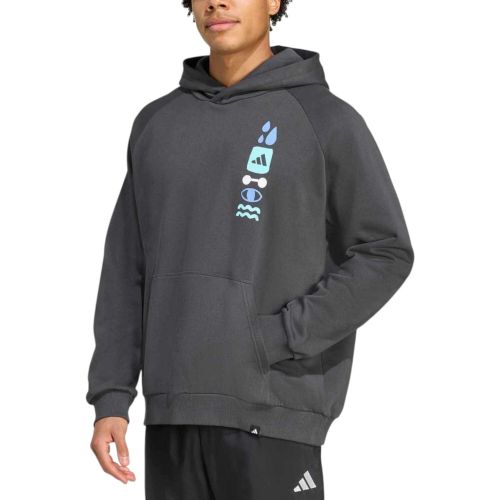 Bluza dresowa męska adidas POWER GRAPHIC HOODIE JX1811