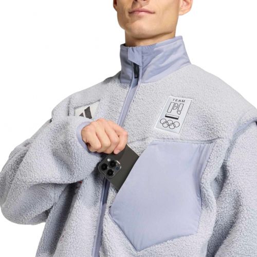 Bluza męska adidas Team PL XPLORIC HIGH PILE FLEECE JX1145