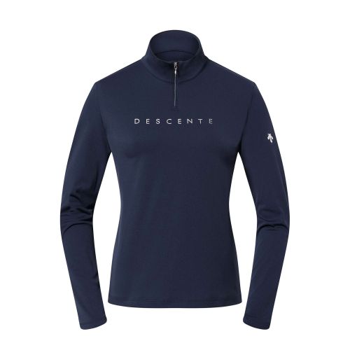 Bluza narciarska damska Descente Chest Logo T-Neck DW5FLT01LU