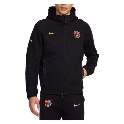 Bluza piłkarska męska Nike FC Barcelona Tech Fleece Windrunner HF7724