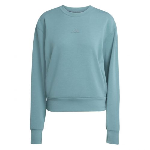 Bluza treningowa damska adidas Designed For Training Warm Up Crewneck JW3395