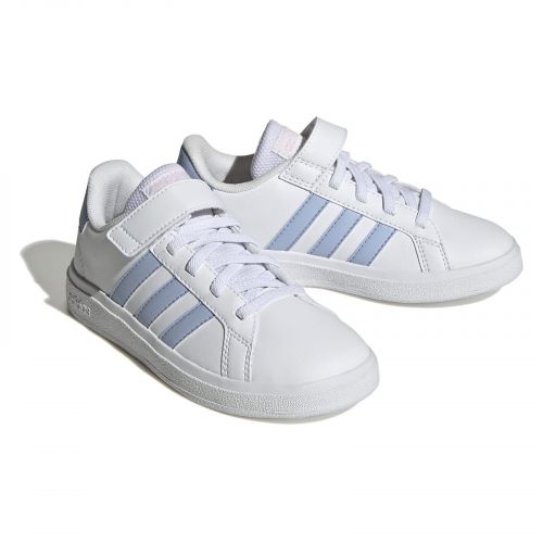 Buty dla dzieci adidas Grand Court Elastic Lace and Top Strap Shoes IG4841