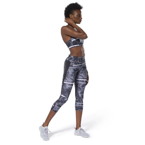 Biustonosz sportowy Reebok Wor Motion Dot Tri Back DP6694