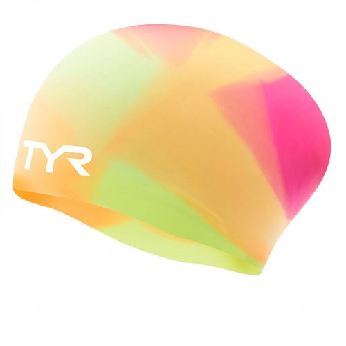 Czepek pływacki dla dzieci TYR Tie Dye Long Hair Silicone LCSLJRTD