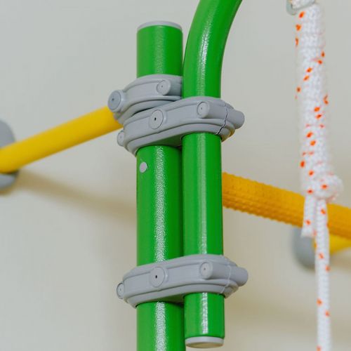 Drabinka gimnastyczna do ćwiczeń Wallbarz Family 2W niebieska